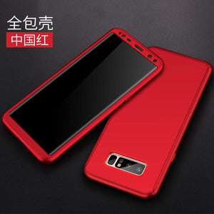 360 Full Cover Protective Ultra Thin Hard PC Body Protection For Samsung+Free Soft film