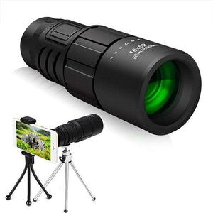 16X52 High Power Prism Monocular Telescope (Waterproof Fogproof Shockproof Scope)