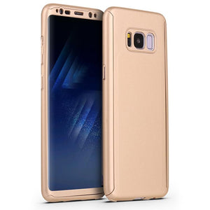 360 Full Cover Protective Ultra Thin Hard PC Body Protection For Samsung+Free Soft film